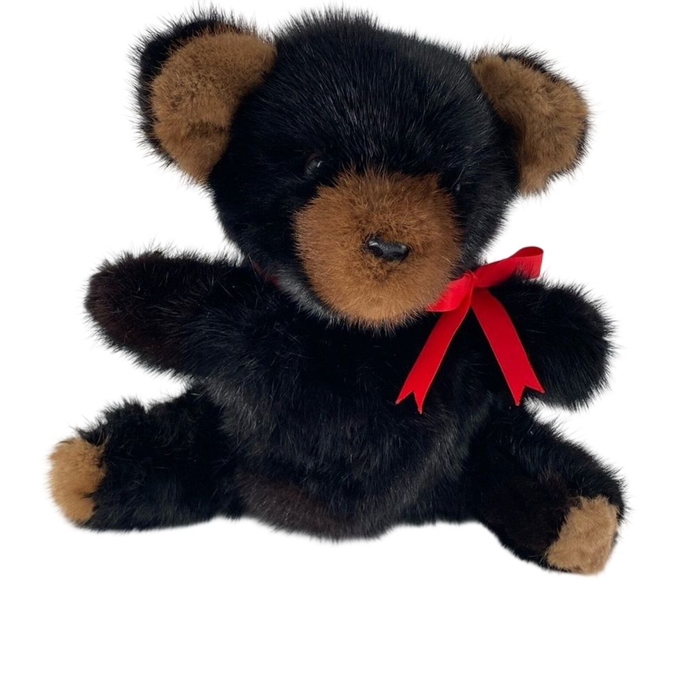 Anthon's Vintage Mink Fur Teddy Bear Stuffed‎ Animal Plush